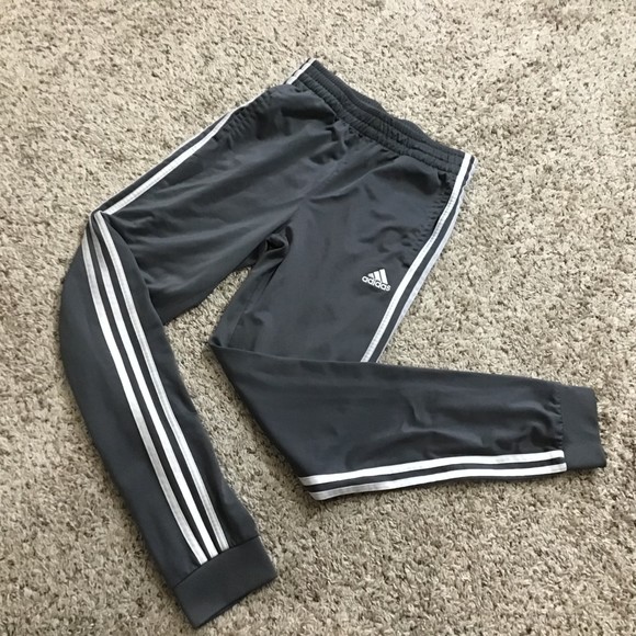 Adidas warm-up pants, nylon pants, rustling pants, men's size M polyester black type Vintage Second Hand